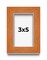 Photo Size Classic Brown Picture Frame - UV Acrylic, Foam Board Backing, Hanging Hardware